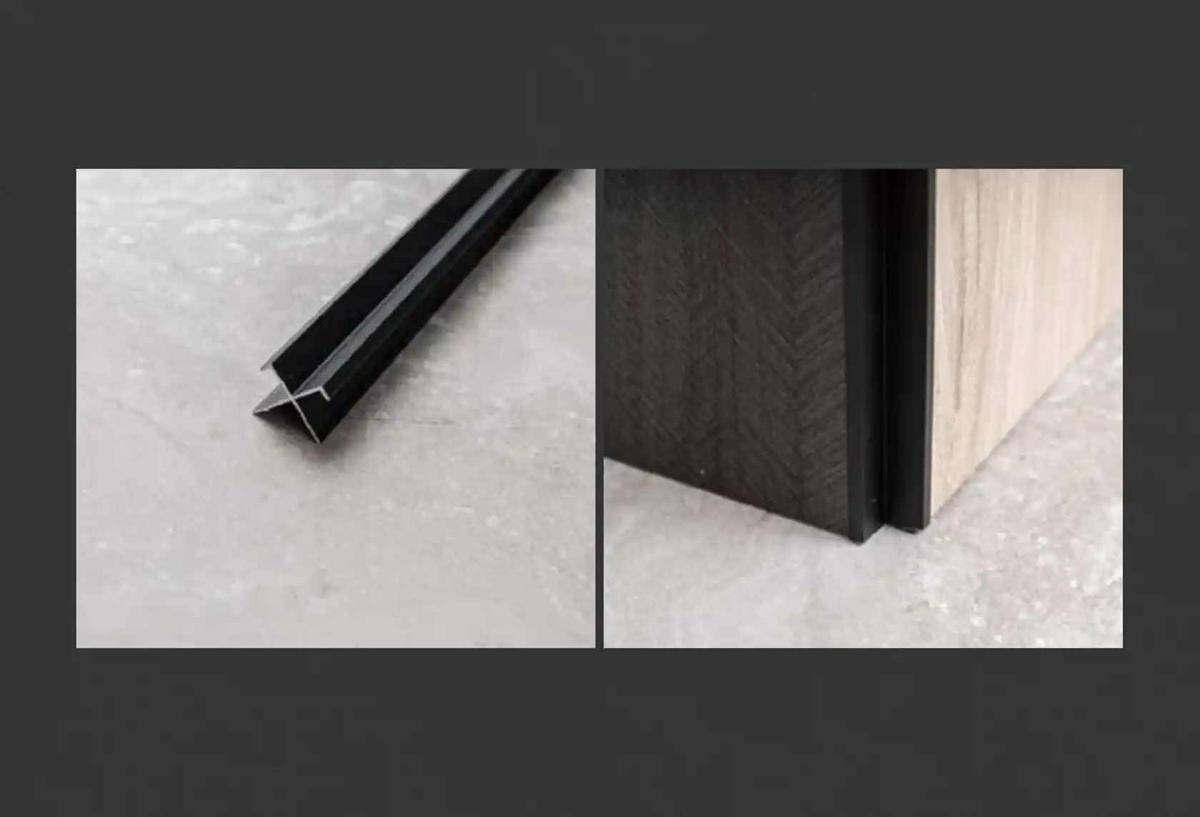 5501 Наружный угол Черный Х образный — фото 1