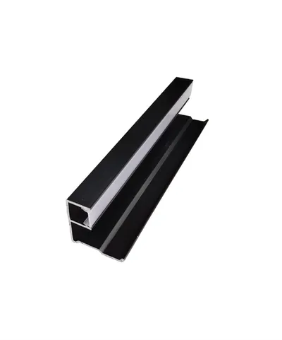 DH 147 профиль с подсветкой угловой старт ЧЕРНЫЙ 5мм