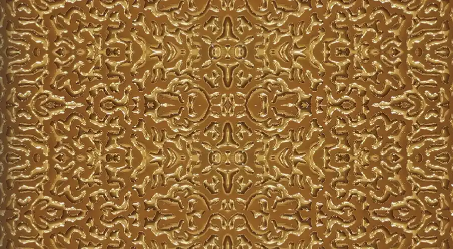 GM 7013 - мелкая рябь золото 2,8м  — фото 1